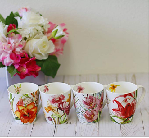 Floral Mug Set